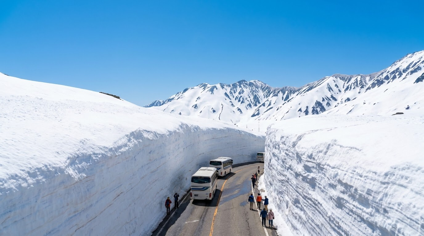 立山黑部自由行攻略 2026:立山黑部阿爾卑斯山脈路線開通時間、雪之大谷、黑部水壩、交通票券與自駕停車場全指南