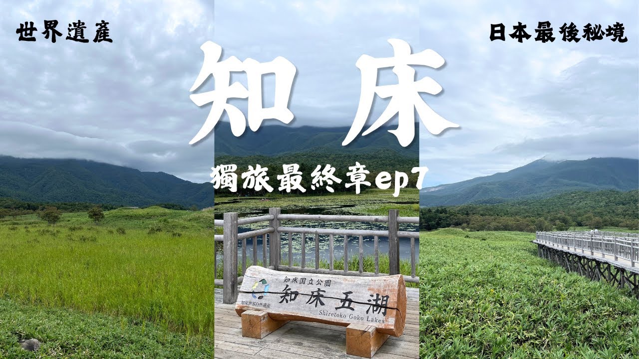 【知床vlog】日本獨旅連載ep7(最終章）/前往日本最後一塊淨土—知床✨/世界遺產自然景觀國家公園/不自駕遊