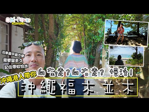 【向左走向右走? 慢活沖繩 #福木並木】沖繩港人帶你行北部文青區 | 要留多久 ? 警告:有小孩不同| 記住帶蚊怕水| 泊車最平最方便 |建議不要租電動腳踏車|看了影片就不會狼狽(中字)