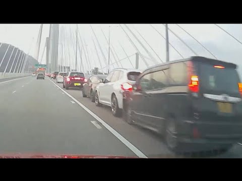 車CAM直擊 - 汀九橋三車串燒 事發一刻 