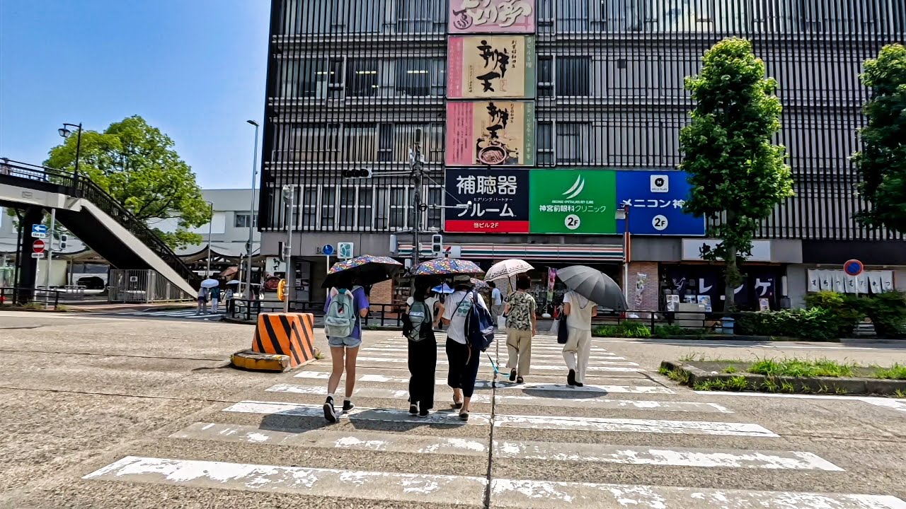 日本名古屋【熱田神宮】回到名鐵線神宮前站 , Nagoya (Japan)