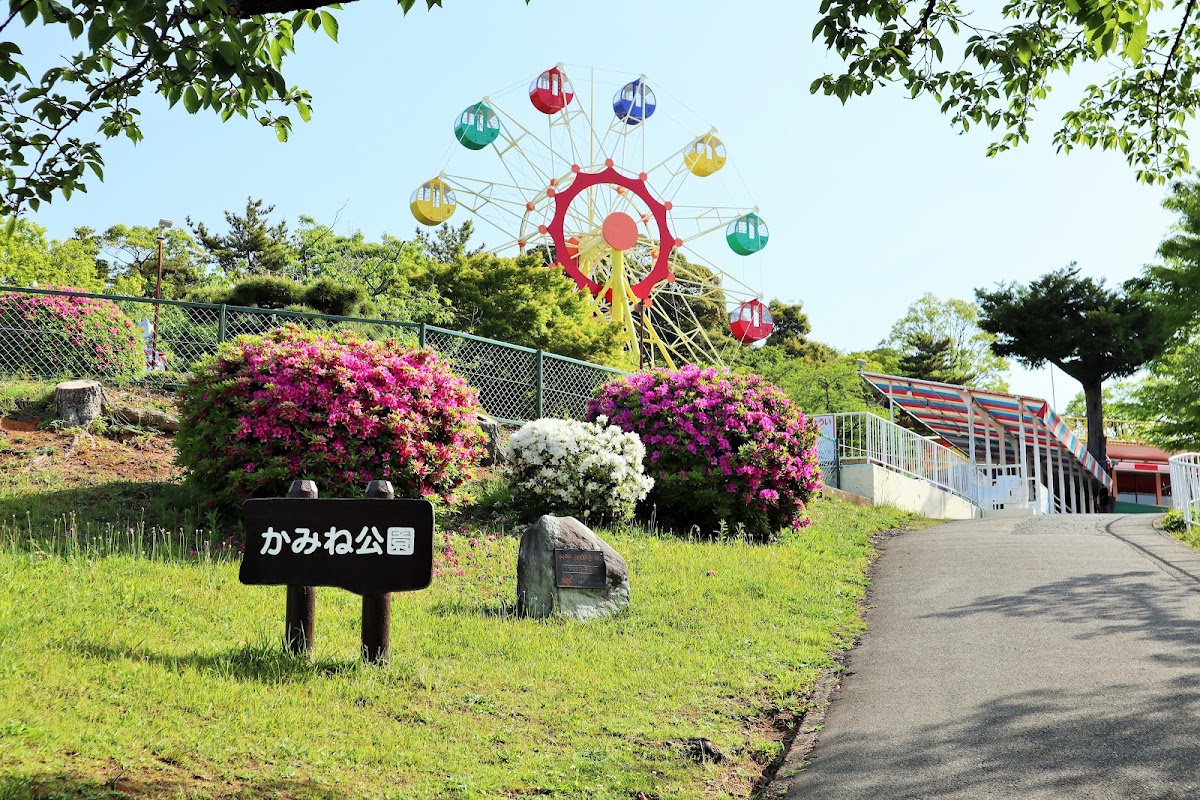 摩天輪與杜鵑花公園入口