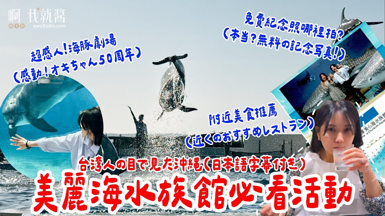 沖縄美ら海水族館 沖繩景點推薦 美麗海水族館攻略 門票 表演時間 停留時間 附近美食 鯨鯊餵食 燒肉本部牧場 okinawa MAPCODE 海洋博公園 | 啊我就醬 awo9john