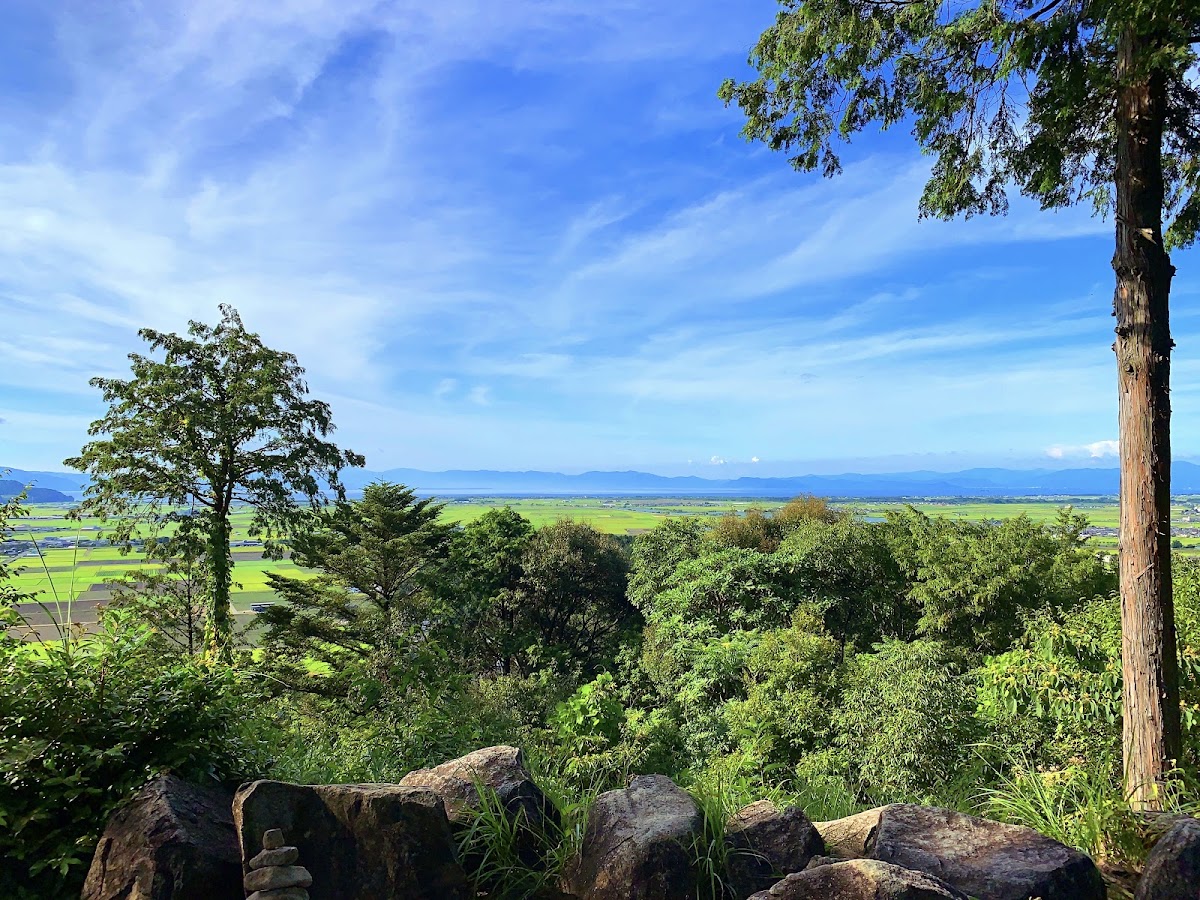 登高遠眺田園風光的絕美大景
