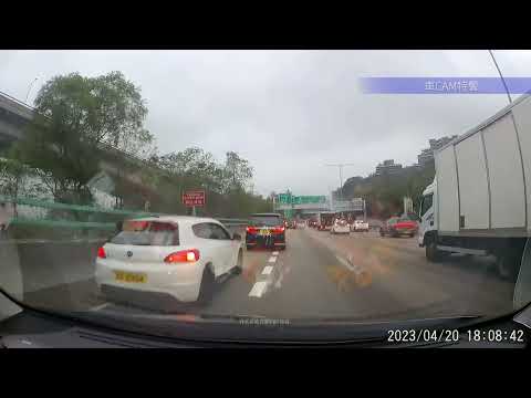 車CAM直擊 - 南亞車手亂咁爬頭想累死街坊 XS8904