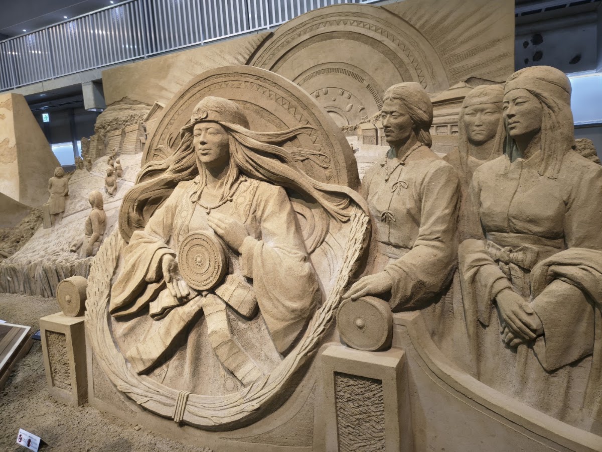 砂之美術館大型精緻沙雕作品