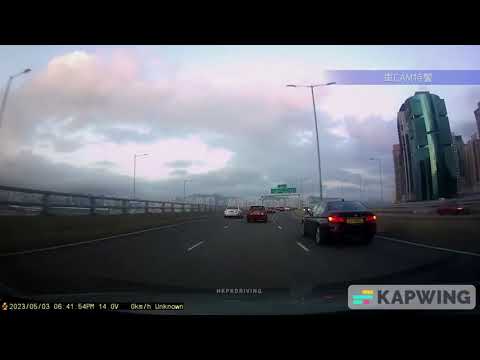 車CAM直擊 - 東區走廊近港島入口方向 瘋狂過線 KZ6882