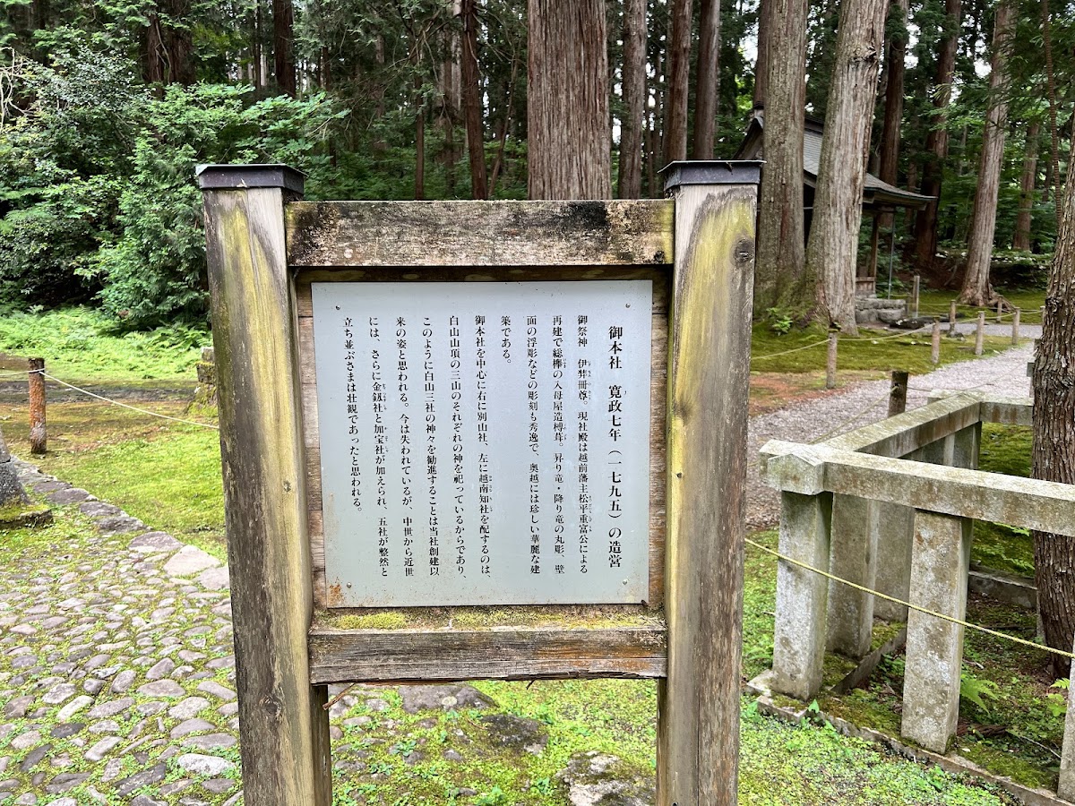 平泉寺白山神社 實景照片 5