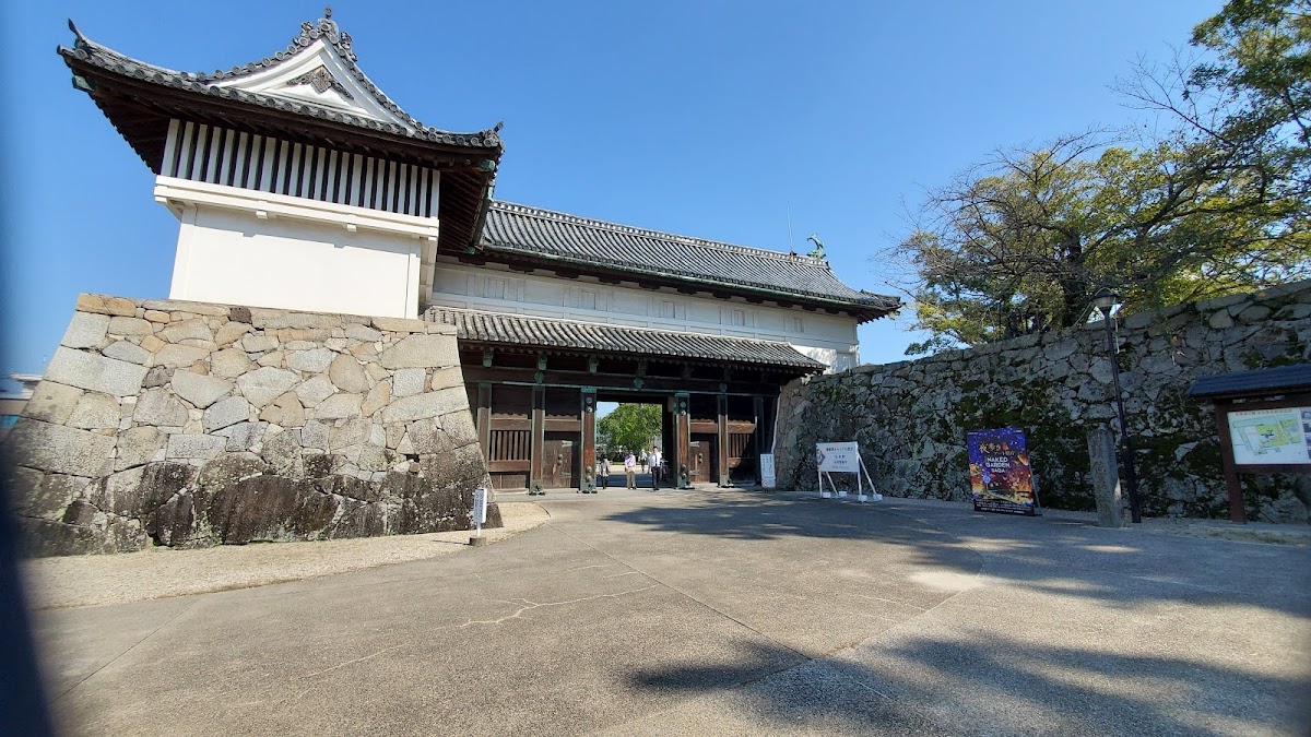 佐賀城正門口與藍天戶外大景
