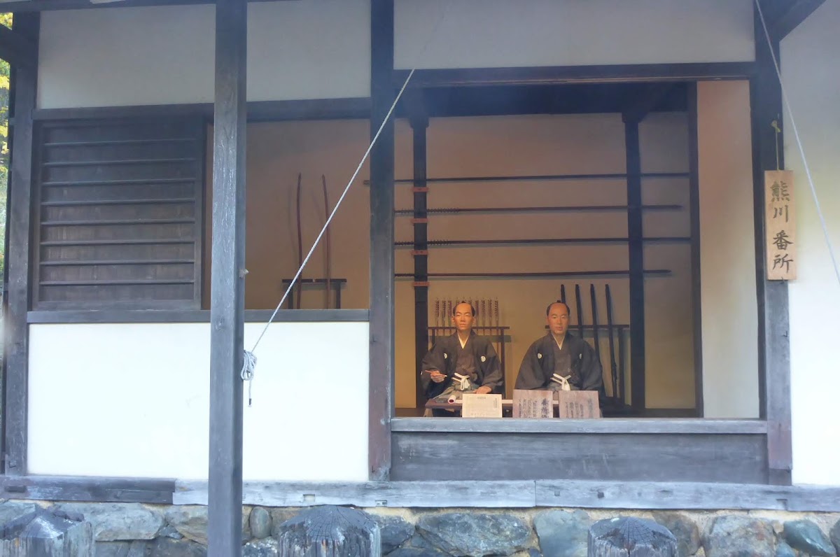 熊川番所內的歷史模型展示