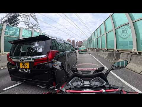 車CAM直擊 - 中港車 WC579 強行閘車Cut線 (已舉報)