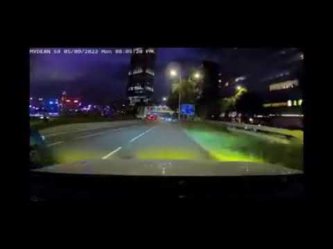每日車cam--又一個碰瓷黨, 好彩司機醒目