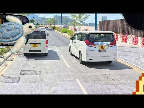 車CAM直擊 - 有無得做佢？整路單線雙程等臨時燈 你就逆線爬頭過兩架車 爭啲阻巴士轉彎