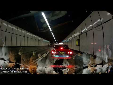 車CAM直擊 - VL4573 DC9暈左定想碰瓷? 隧道唔打死火燈無啦啦停定