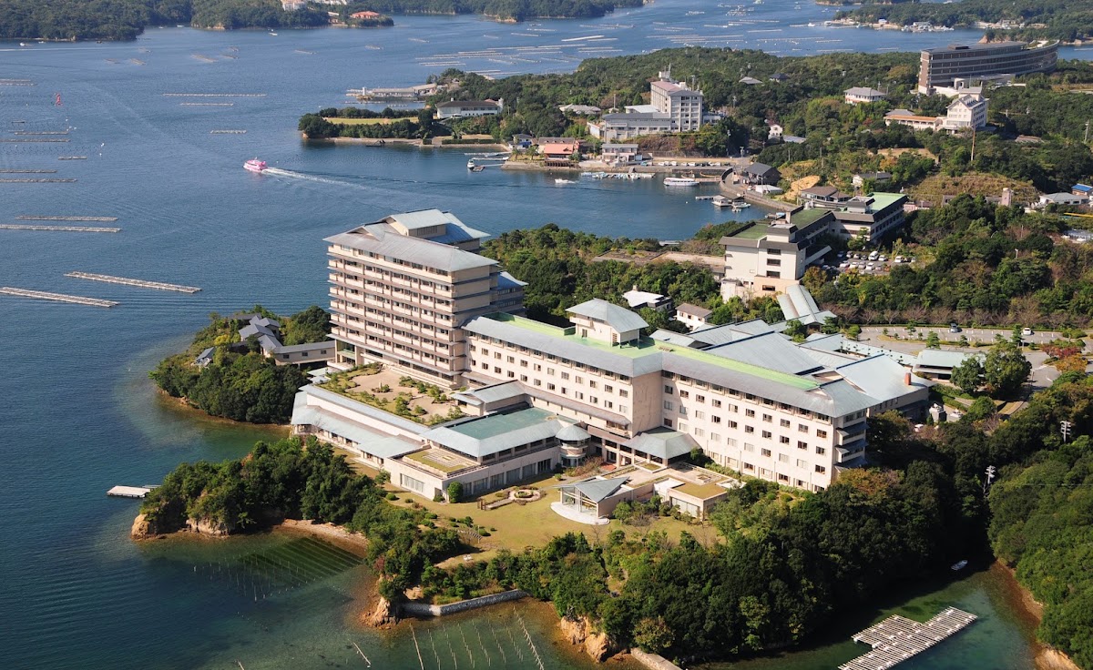 賢島溫泉飯店的空中俯瞰大景