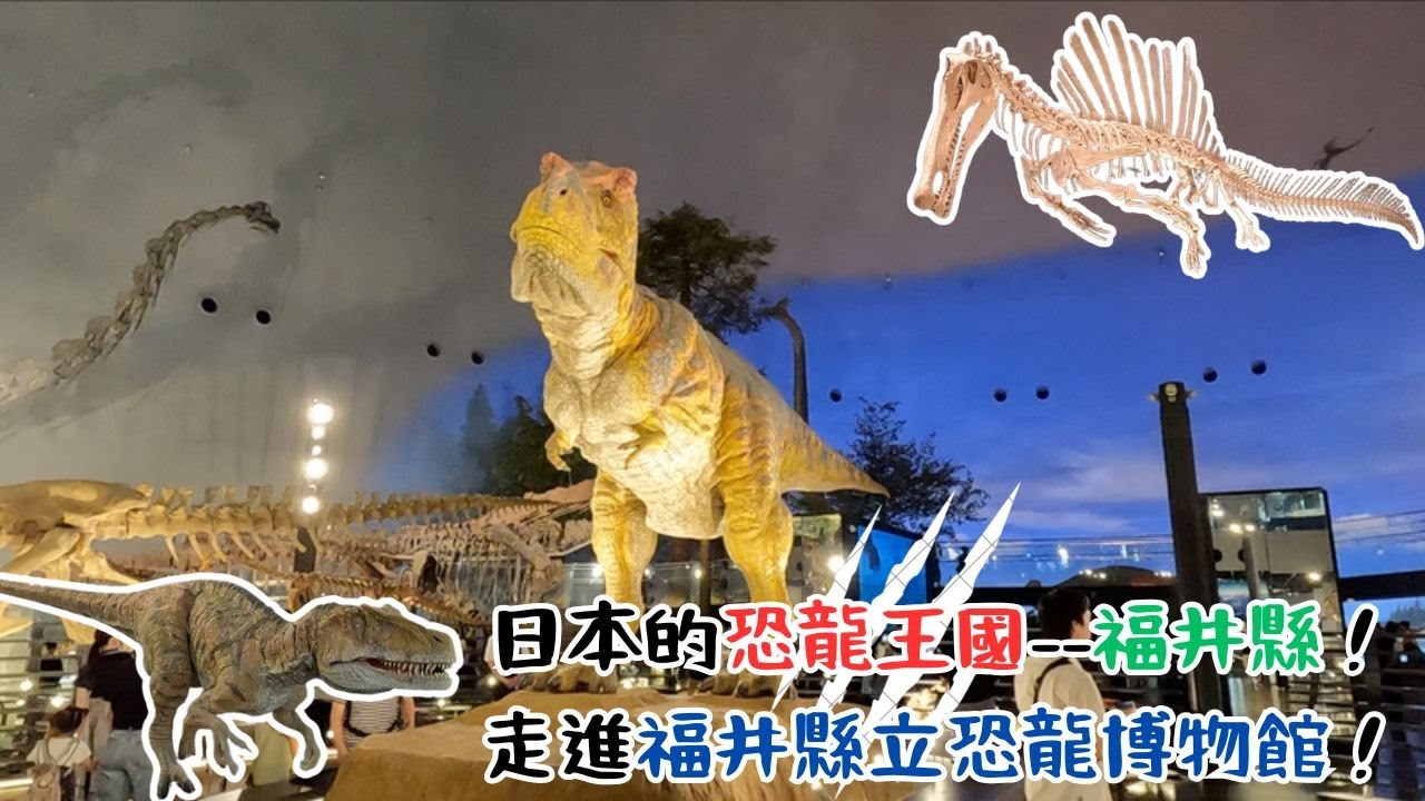日本的恐龍王國--福井縣！走進福井縣立恐龍博物館！