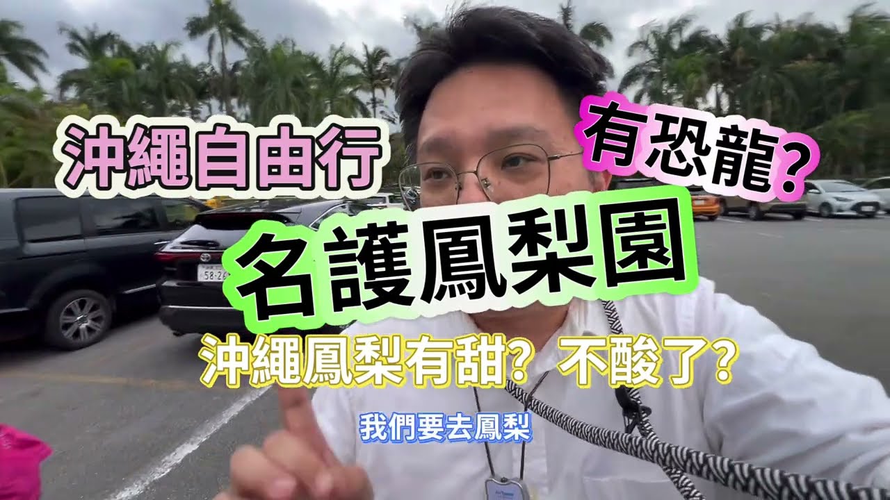 沖繩自由行名護鳳梨園,有恐龍?逼真可愛?可以使用Fun Pass?沖繩的鳳梨🍍多汁好吃嗎?有甜?不酸了?King Chen旅遊分享!作品:東京自由行終極指南、開始在關西自助旅行。