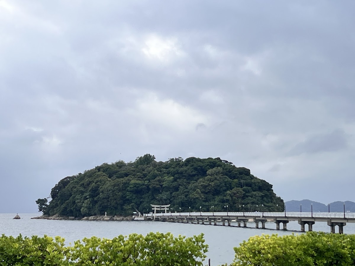 遠眺竹島及連接的長橋