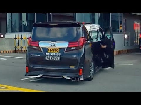 車CAM直擊 - 呢啲三地牌嘅L樣 係正關口面前都要掉個樽出車