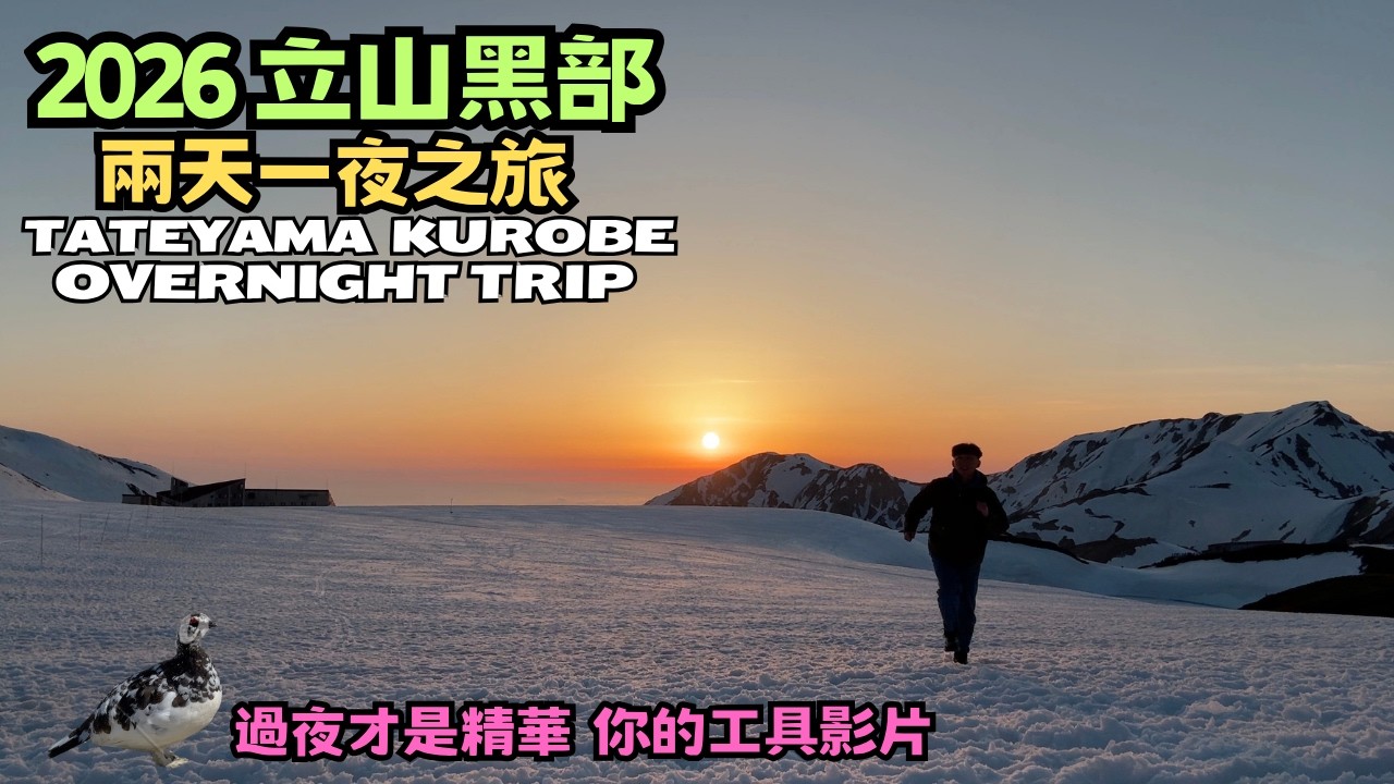 立山黑部...過夜才是王道|竟然三度看到雷鳥|室堂山莊最狂山景房間|室堂平的絕美夕陽和日出|阿爾卑斯山脈路線一整路走給你看|雪之大谷|高山松本立山黑部五日周遊券