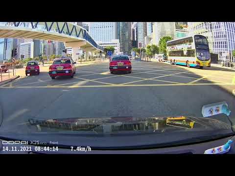 車CAM直擊 - 由的士帶領你地兩個一齊逆線行駛～～