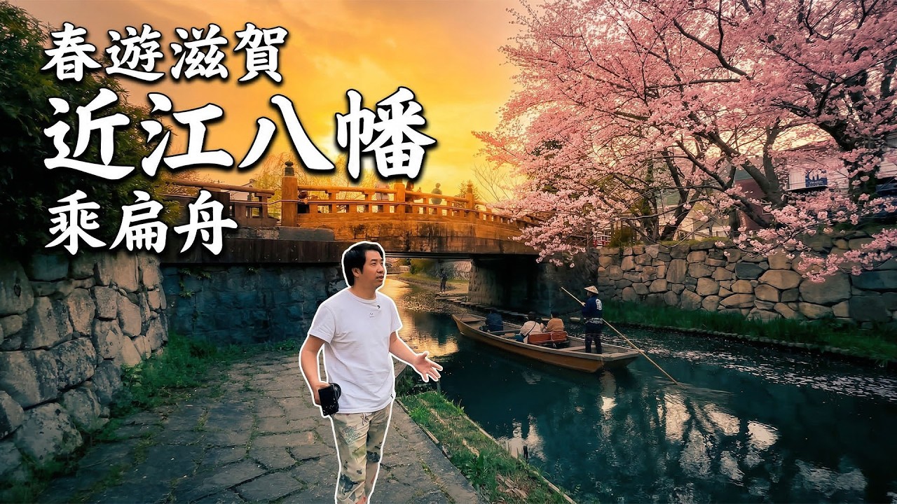 滋賀春遊!近江閒度古運河 八幡芳拾櫻花間|#一個略緩的頻道