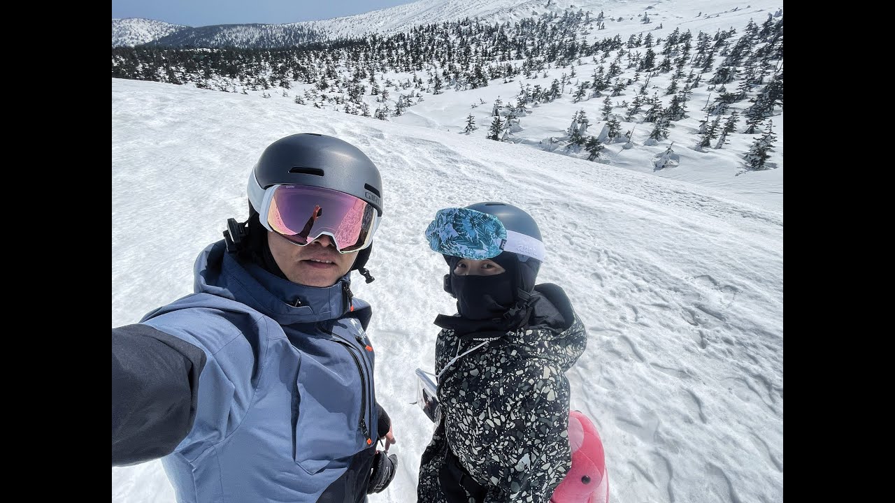 日本山形。藏王溫泉滑雪場