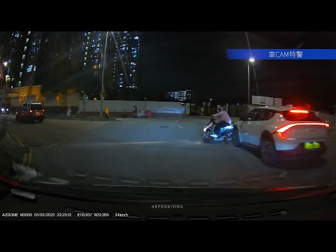 車CAM直擊 - 逸東街迴旋處 JS498 46撞26