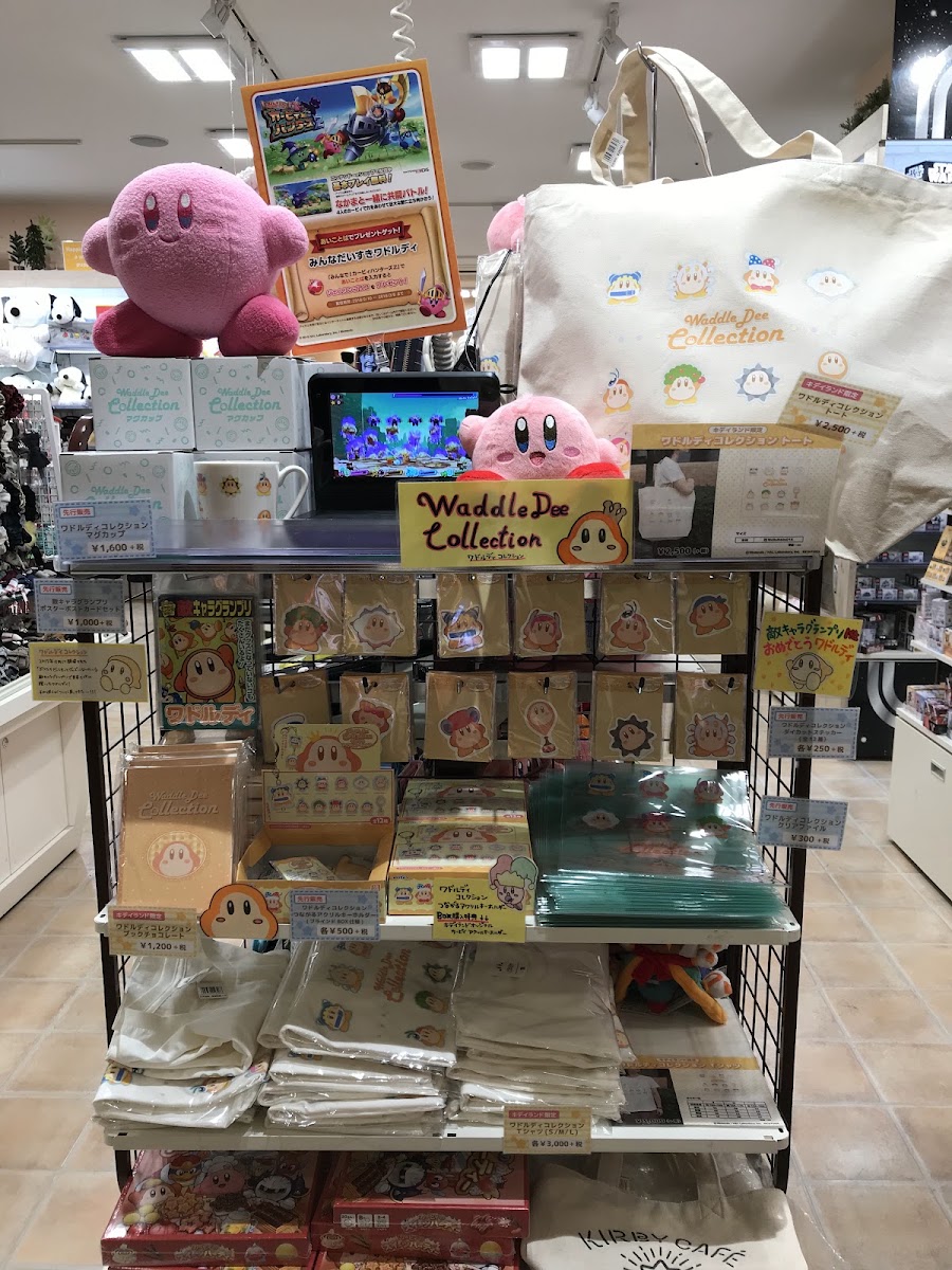 星之卡比商品專櫃與玩偶