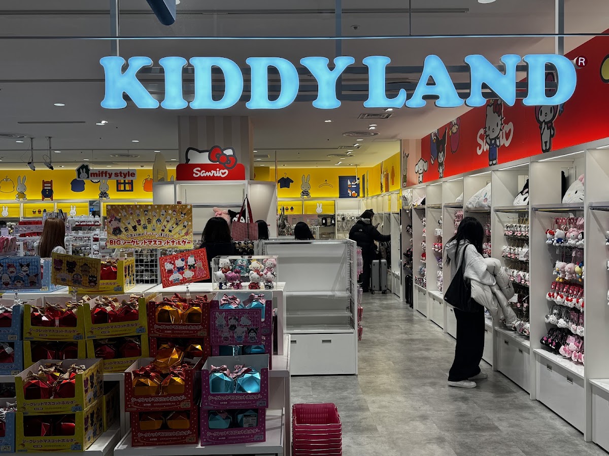 Kiddy Land 商店招牌與櫃位大景