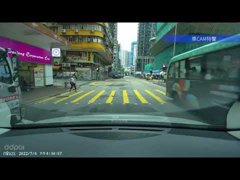 車CAM直擊 - 8號紅磡亡命綠Van高速衝燈
