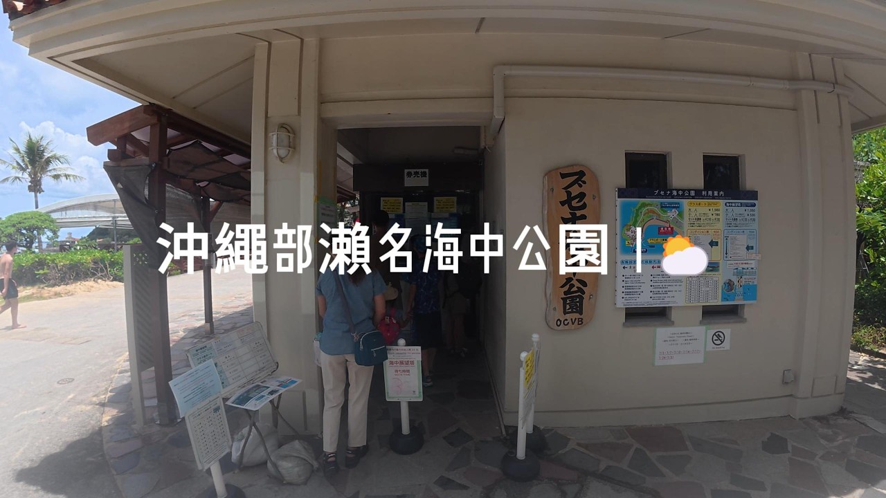 沖繩部瀨名海中公園 Busena Marine Park | 海中觀景塔 | 玻璃底船 ⛅️