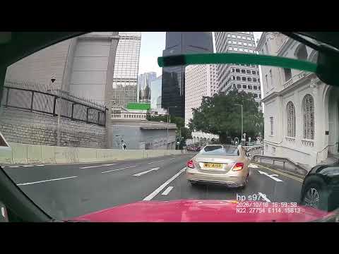 車CAM直擊 - 香檳金有啲Kam 不過Benz就真係可以打斜行