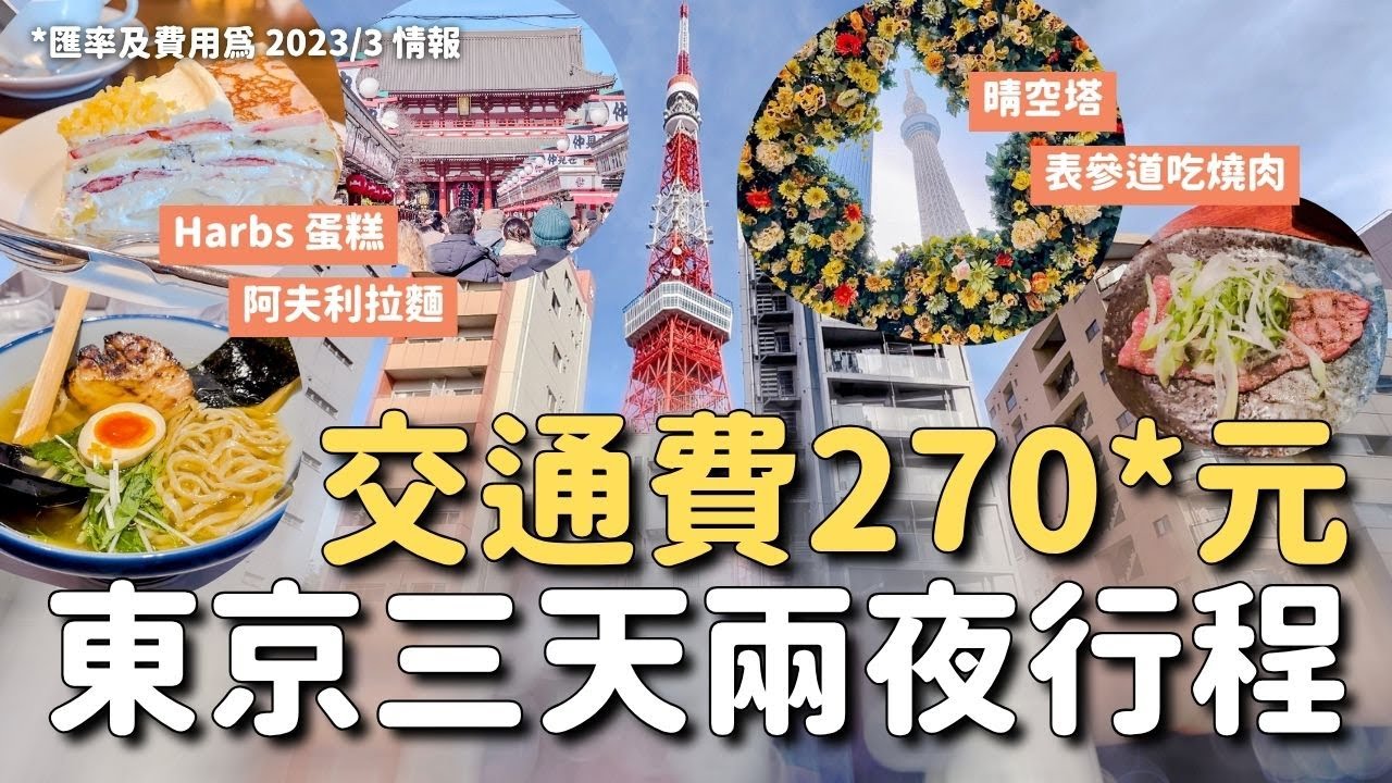 東京三天兩夜旅行行程!使用東京地下鐵二日券交通費只要270元~上野Harbs 六本木Afuri 淺草 晴空塔 清澄白河藍瓶 銀座 表參道高級燒肉よろにく 大門拍東京鐵塔7景點|4K