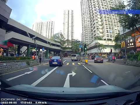 車CAM直擊 - Benz安慈路偷雞行巴士線