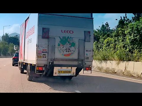 車CAM直擊 - 吐公貨車瘋狂切線 左線扒頭車都側埋