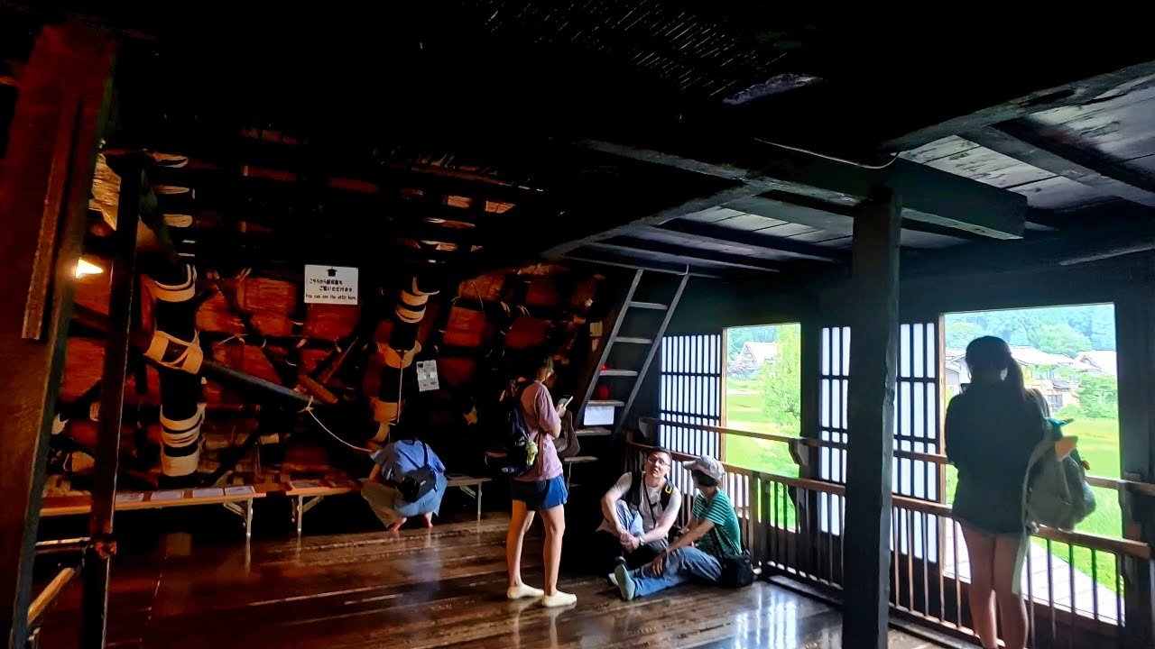 日本岐阜縣【 白川鄉合掌村】和田家二階 , Shirakawa Gifu (Japan)