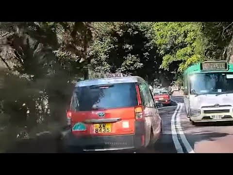 車CAM直擊 - 山頂道呢舊石到底值幾錢？ 的士佬咁都可以撞，真係發瘟 😂