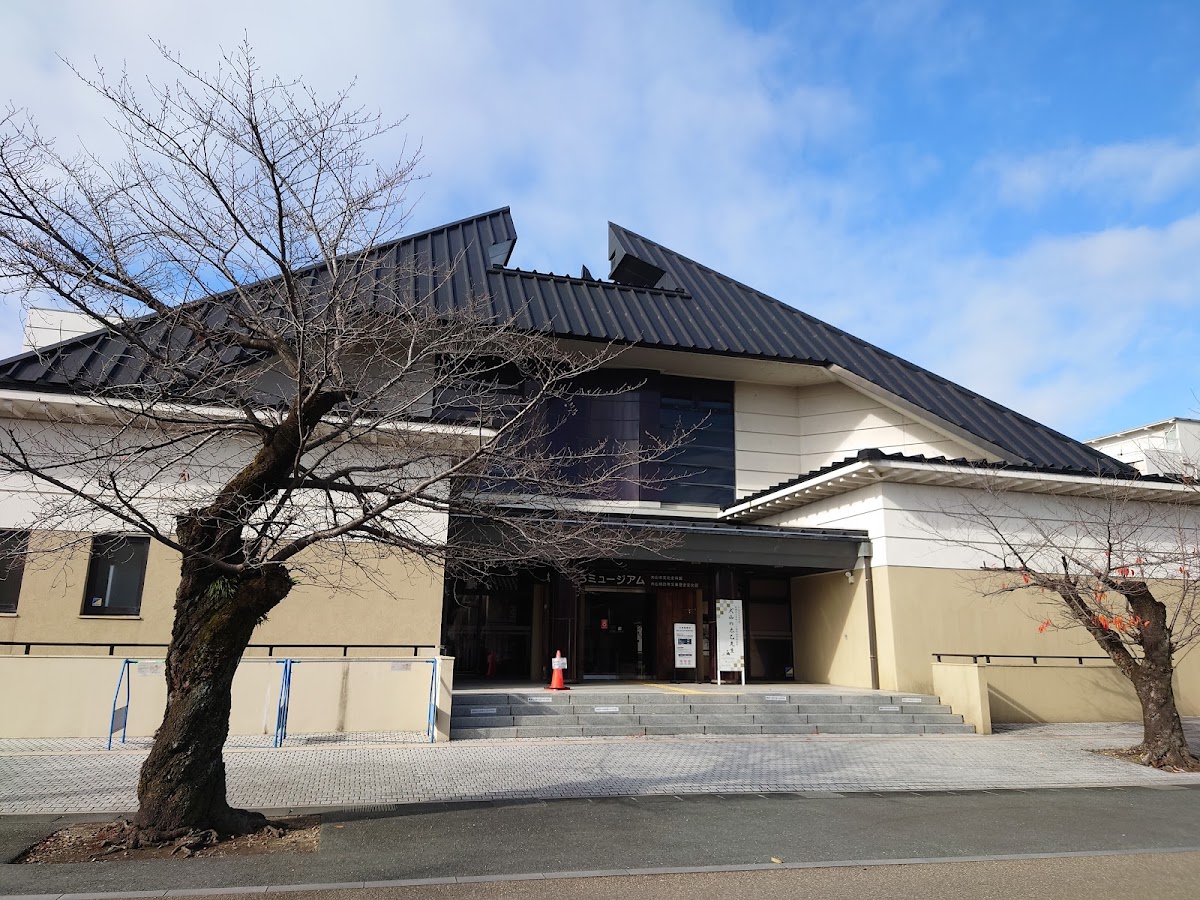 藍天白雲下的博物館外觀