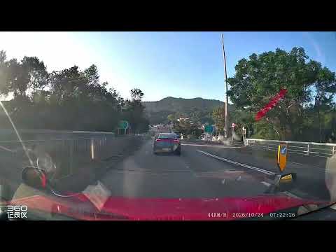 車CAM直擊 - (另一角度) 銀牙！P牌Tesla車住女但唔夠快！