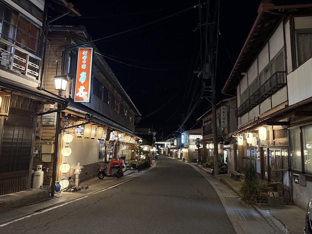 洞川溫泉街道夜景