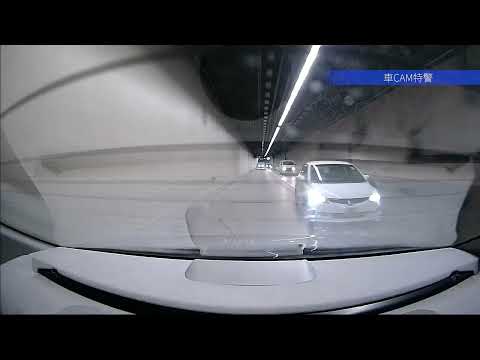 車CAM直擊 - 急屎H車視地線如無物 多次雙白切線