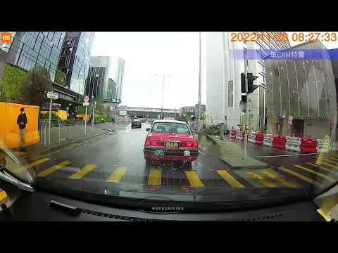 車CAM直擊 - 機場D路好難睇，都唔係突然停車嘛DC佬