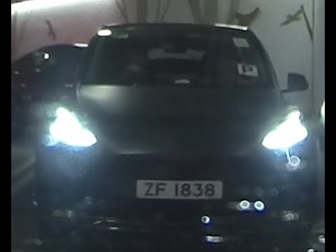 車CAM直擊 - ZF1838 P牌Teslun請從正確路線入荃灣廣場及教低燈影
