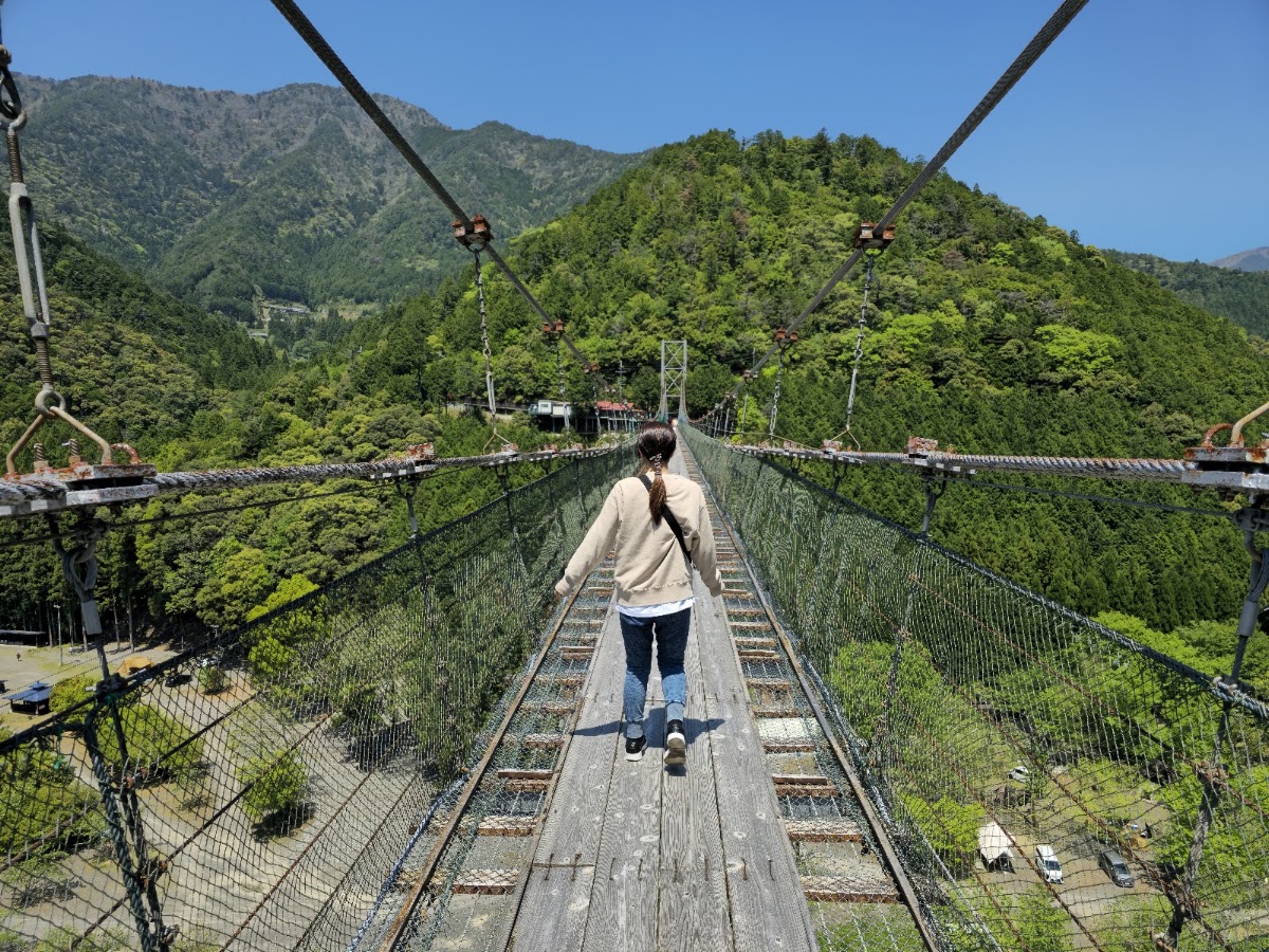 谷瀨吊橋(谷瀬の吊り橋) 實景照片 6