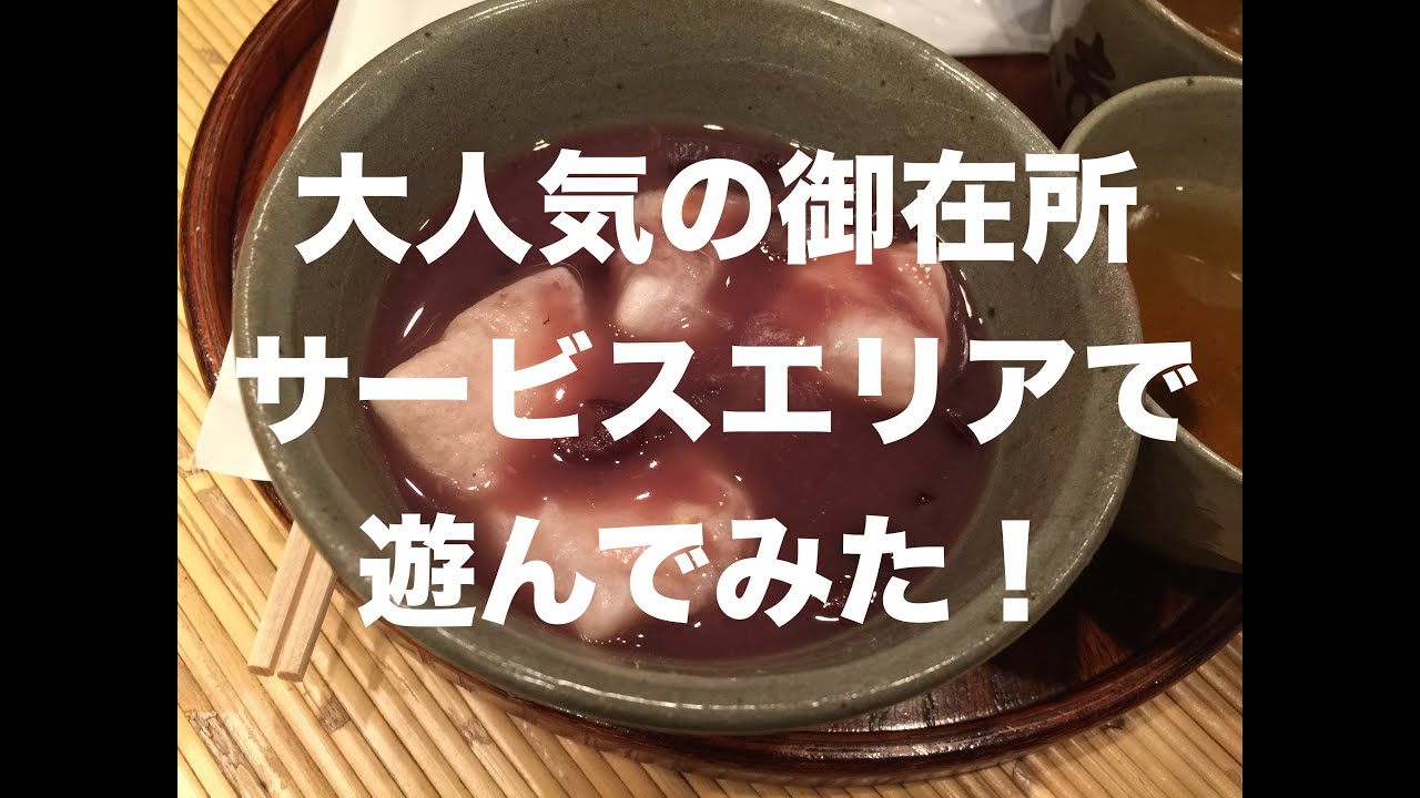 大人気の御在所サービスエリアで遊んでみた!
