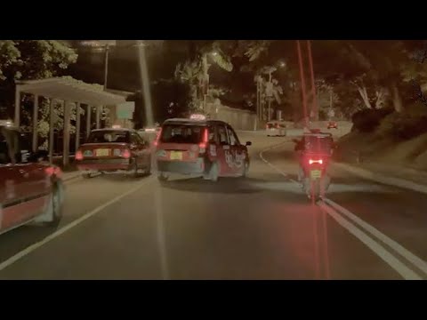 車CAM直擊 - 馬路炸彈的士狗 VL3881 一段路連續兩次唔睇車