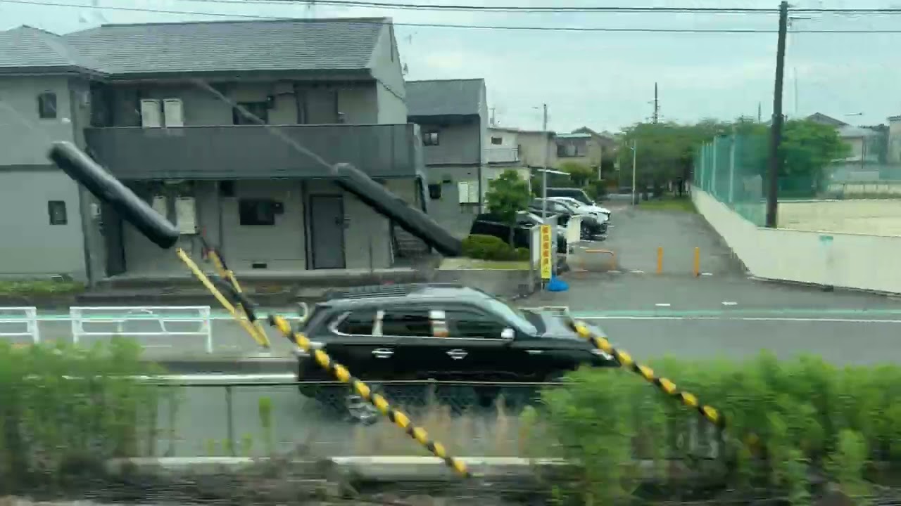 名古屋近鐵特急(桑名駅 to 名古屋站)窗外景色