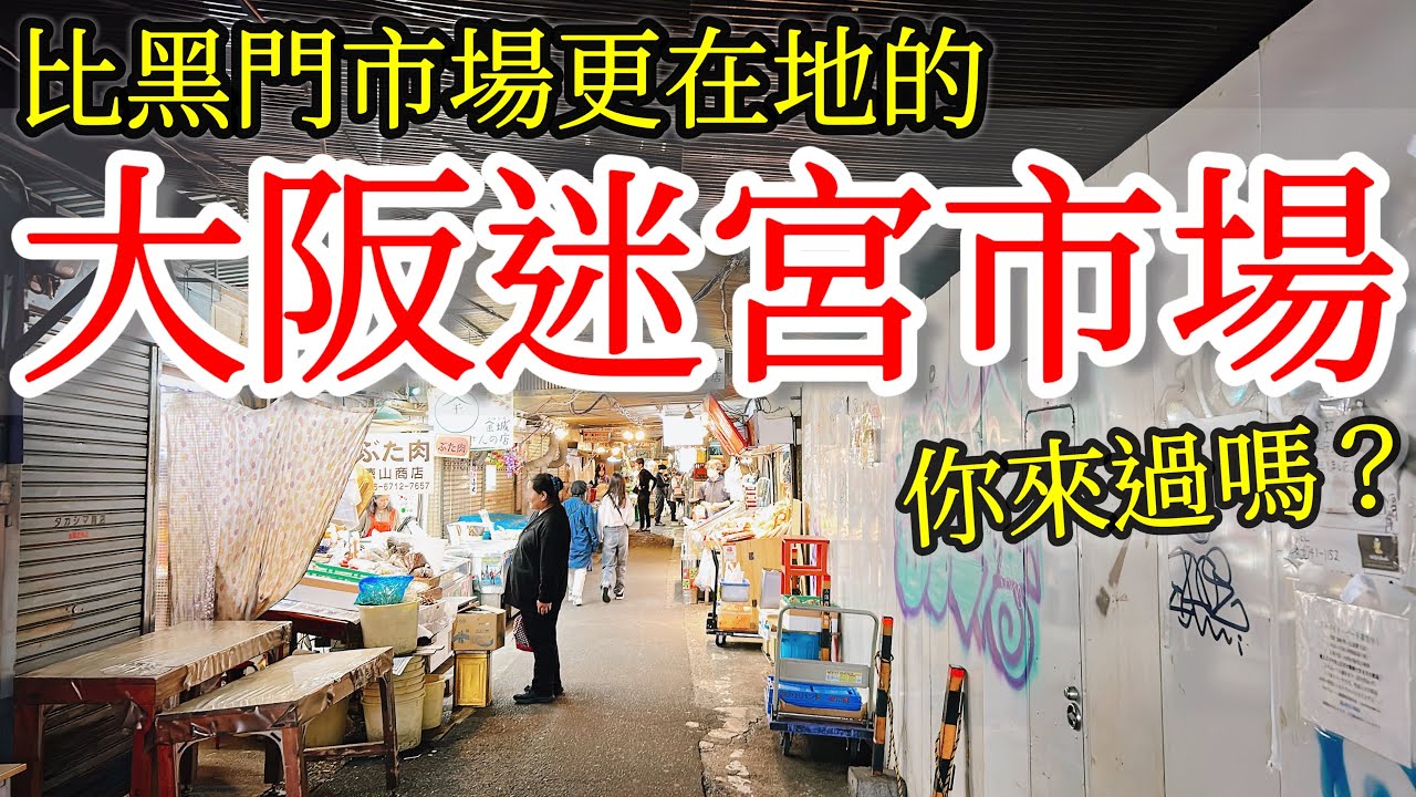 【日本旅遊】比黑門市場更在地的大阪迷宮市場,你來過嗎?2024年日本大阪自由行・鶴橋市場・大阪美食・鶴橋商店街・大阪韓國城御幸通・大阪旅遊攻略・大阪景點推薦・大阪旅行・大阪一人遊・Osaka Vlog