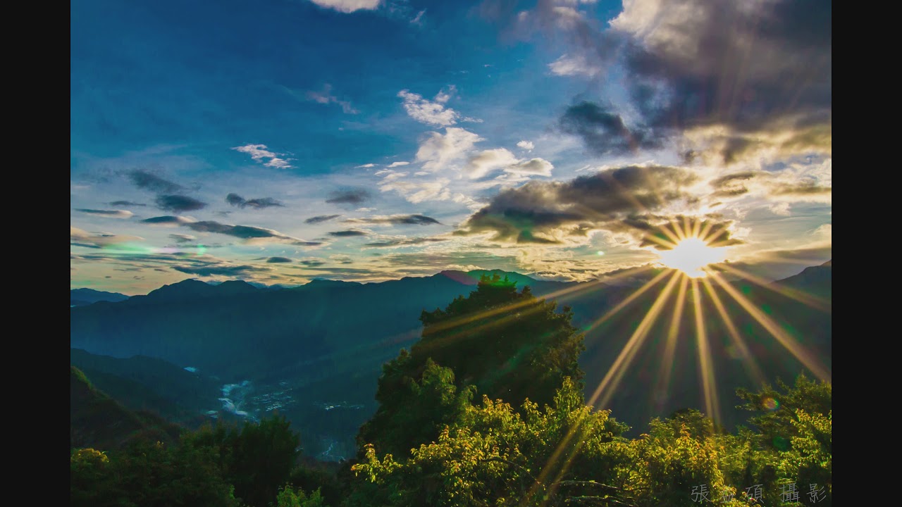 阿里山園區小笠原山日出雲海縮時攝影 Sunrise in the Ogasawara Mountain & Alishan Park - timelapse 8k